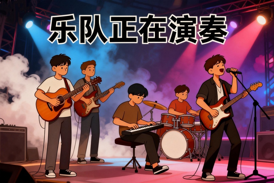 Chinese grammar 在 to mean doing