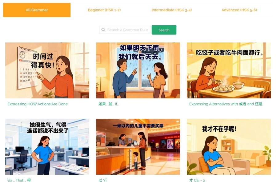 Chinese Grammar Lessons