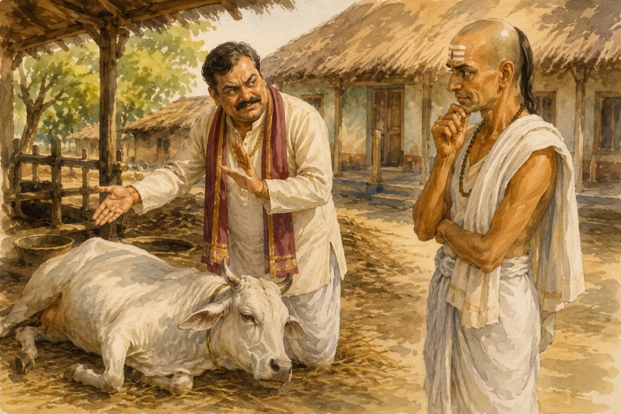 The Poor Man and the Cow